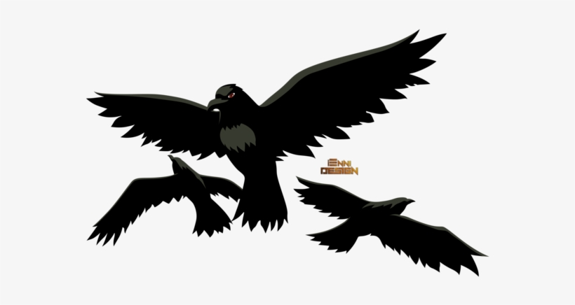 Itachi's Crows By Iennidesign On Deviantart - Itachi Crows Png, transparent png #153599