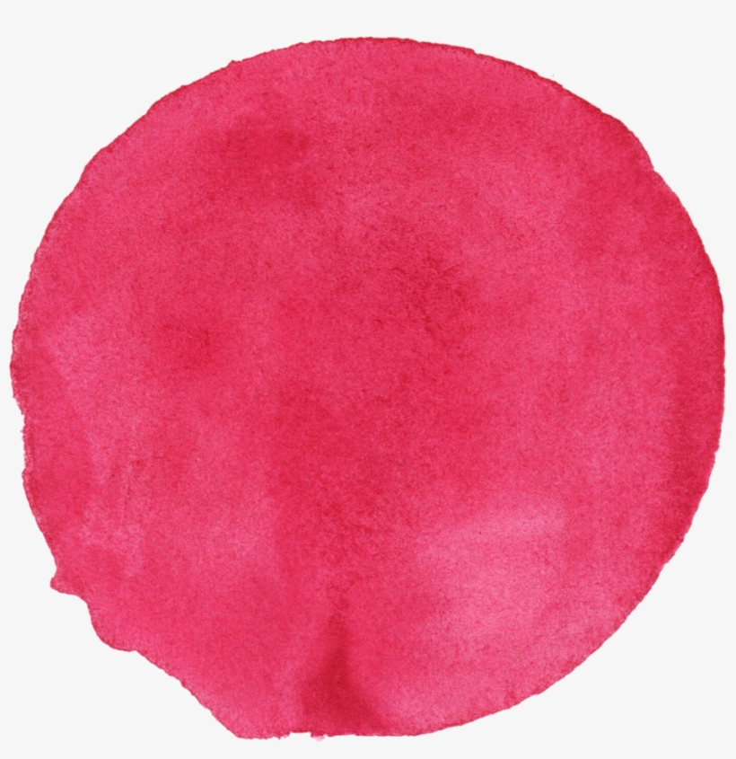 Pink Watercolor Circle Png - Circle, transparent png #153626