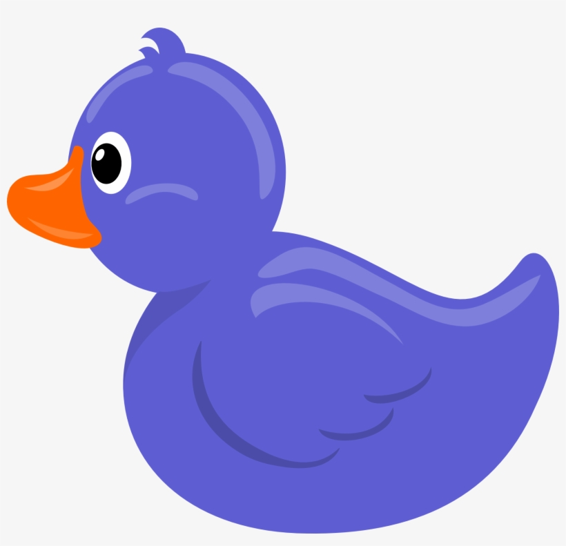 Duckling Drawing Fluffy Duck - Blue Rubber Duck Clip Art, transparent png #153655
