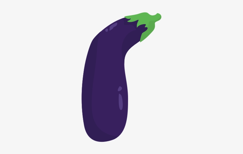 The Eggplant Sticker Pack Made It Through Review - Transparent Background E...