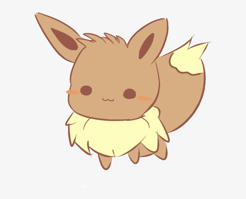 Chibi Eevee By Arzaela On Deviantart Png Download - Chibi Eevee, transparent png #154359
