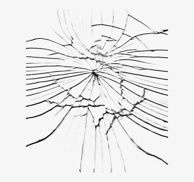 Click And Drag To Re-position The Image, If Desired - Shattered Glass, transparent png #154469