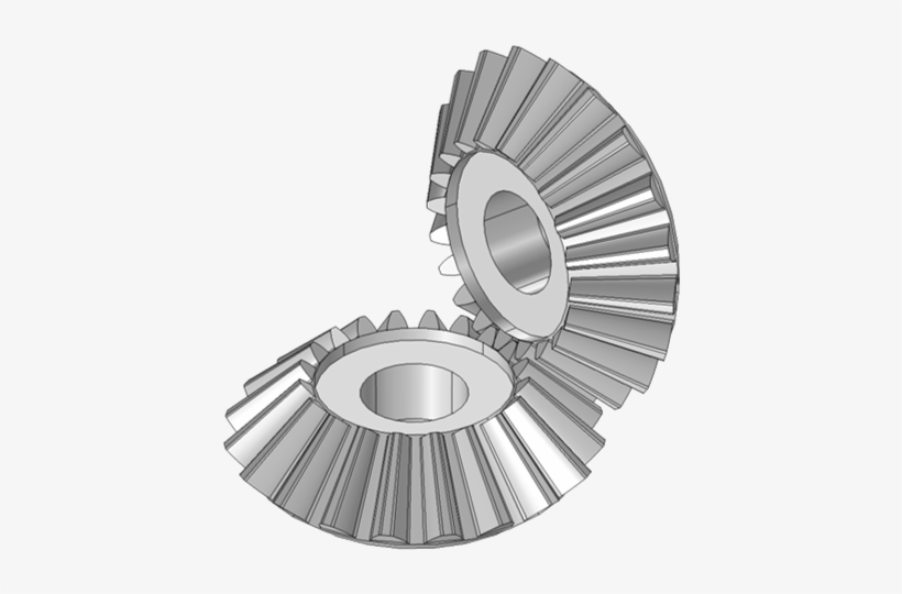A Model Of Bevel Gears - Straight Bevel Gear Png, transparent png #154542