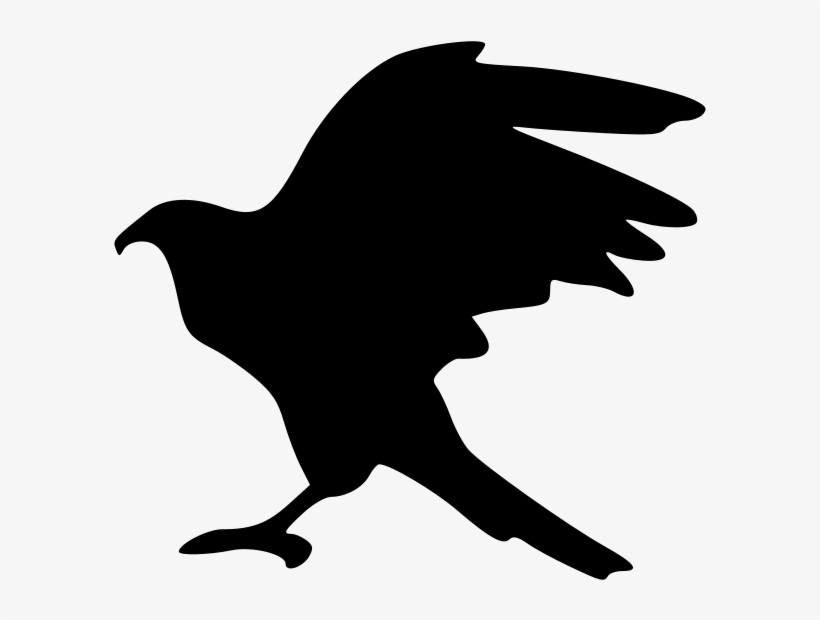 Eagle Silhouette - Public Domain Free Raven Vector, transparent png #154785
