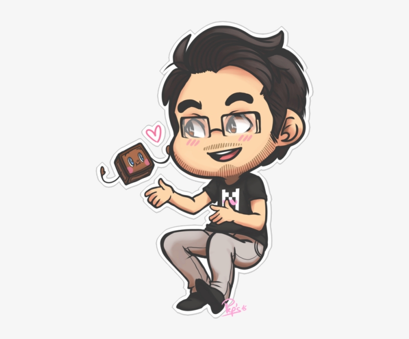 I Think Mark Is Funny And Cool But Most Of His Videos - Markiplier Chibi, transparent png #154882