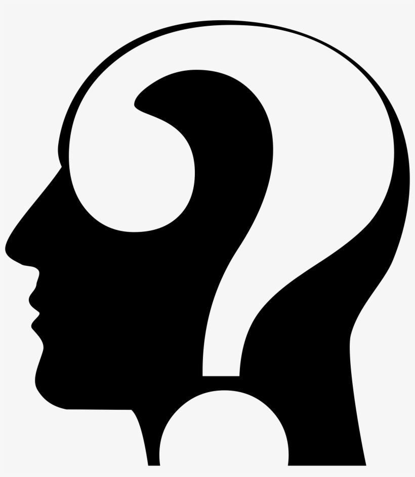 This Free Icons Png Design Of Question Head Silhouette, transparent png #155044