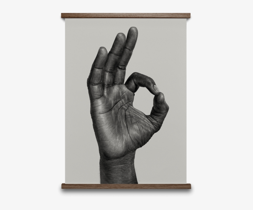 Börge Bredenbekk Ok Hand Print - Paper Collective Ok, transparent png #155047