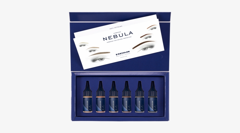 Nebula Eyebrows Set 6 Colors - Kryolan Nebula Nebula Airbrush, transparent png #155120