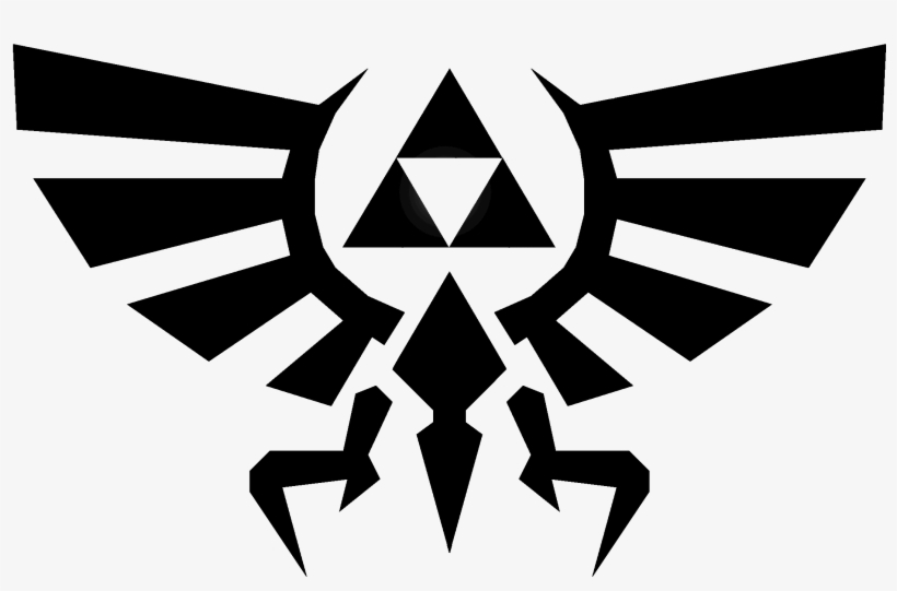 The Eagle And Trifoce Symbol From The Legend Of Zelda - Legend Of Zelda Eagle, transparent png #155388