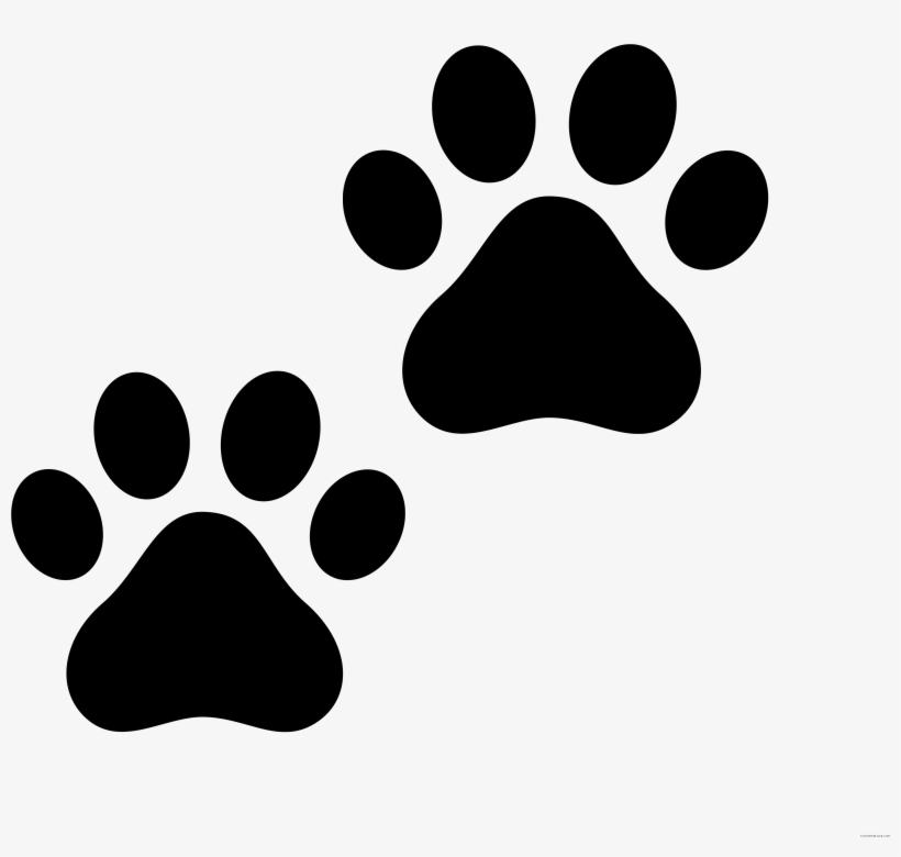 Banner Library Download Cat Clip Art Transprent Png - Paw Print Cat, transparent png #155650