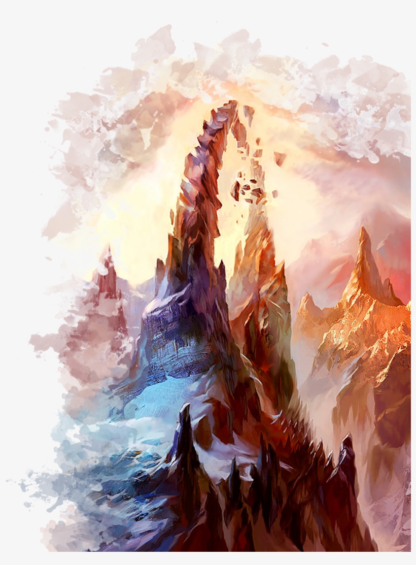 Ora Ondar, Sometimes Called "the Impossible Garden\ - Mtg Mountain Full Art, transparent png #155653
