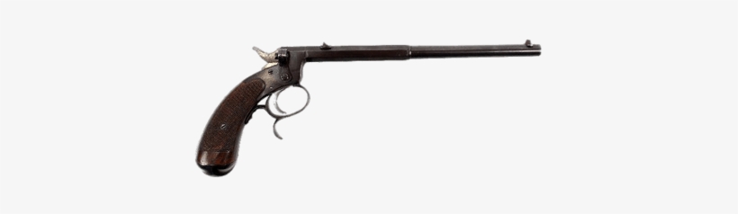 Pistol With Long Barrel - Weapon, transparent png #155913