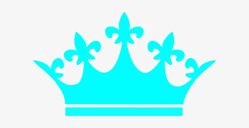 Crown Clipart Turquoise - Coroa Princesa Png, transparent png #156175
