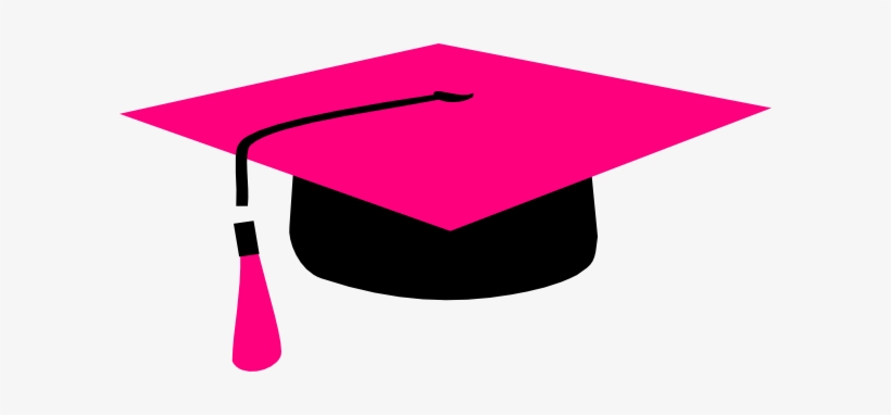 Graduation - Pink Graduation Hat Png, transparent png #156282