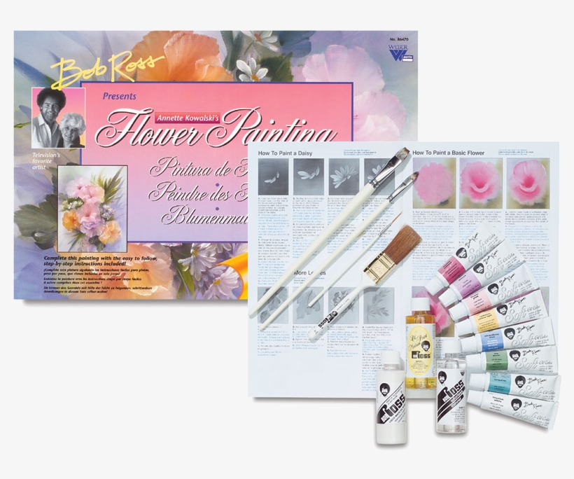 Bob Ross Floral Set - Bob Ross Soft Oil Paints (37ml & 150ml) Colour:, transparent png #156353