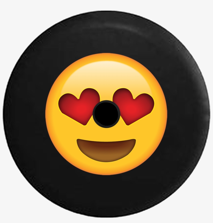 Jeep Wrangler Jl Backup Camera Day Love Heart Eyes - Emoji, transparent png #156468