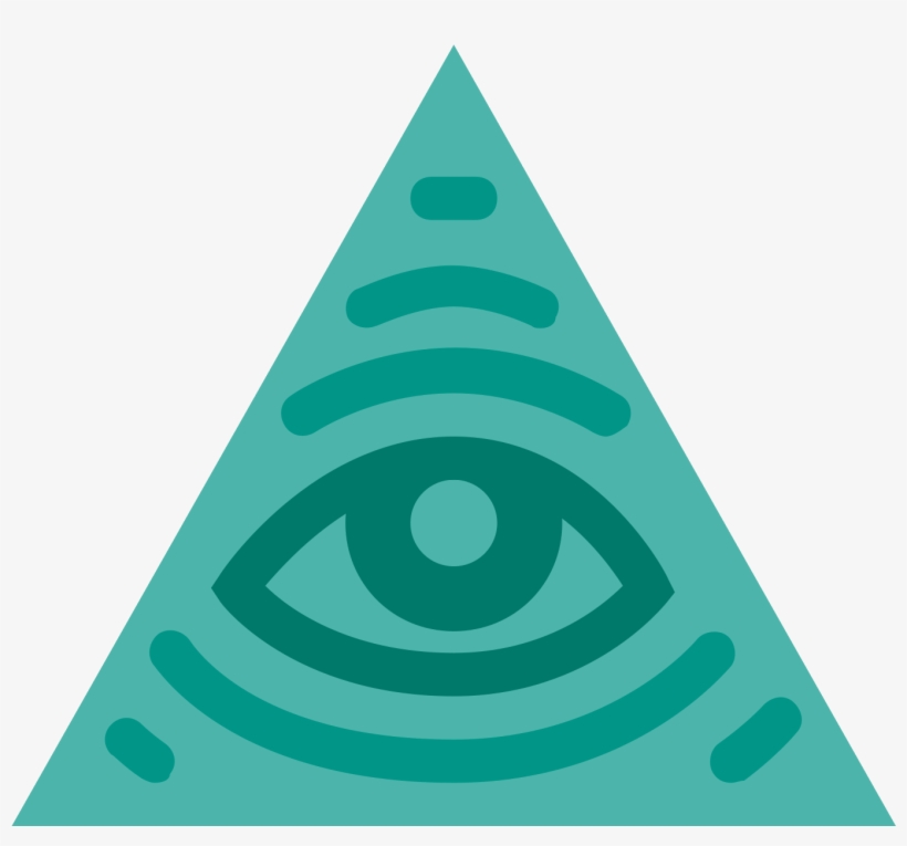 Illuminati Transparent Triangle Text - Illuminati Icon, transparent png #156664