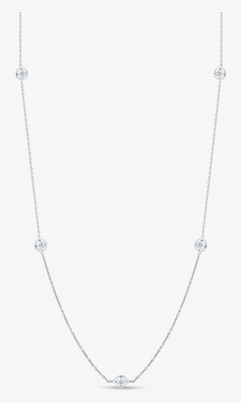 Diamonds By The Inchnecklace With 7 Diamond Stations - Necklace, transparent png #156666