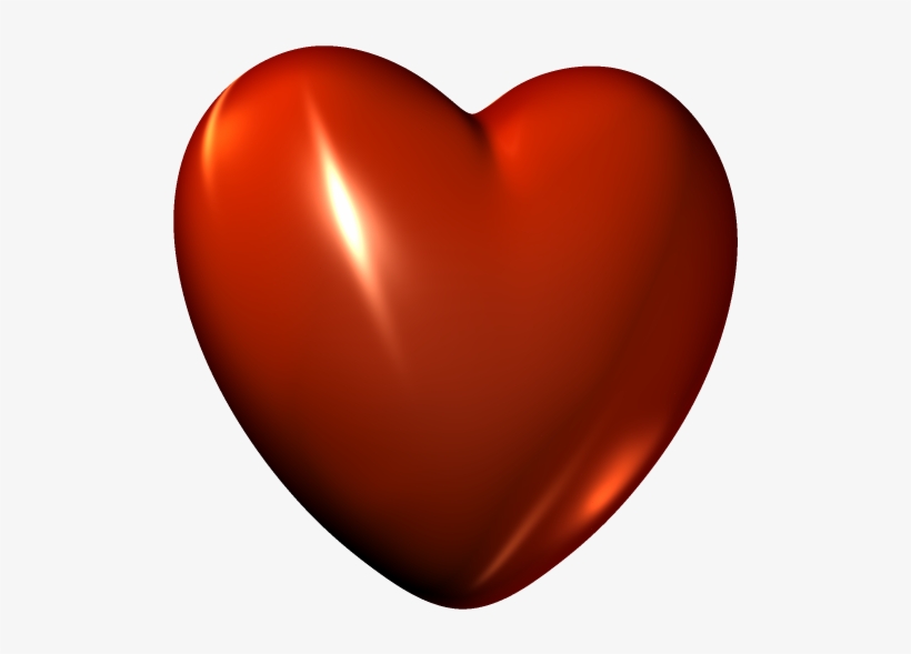 3d Heart Clipart Picture Black And White - 3d Heart Png Transparent, transparent png #156879