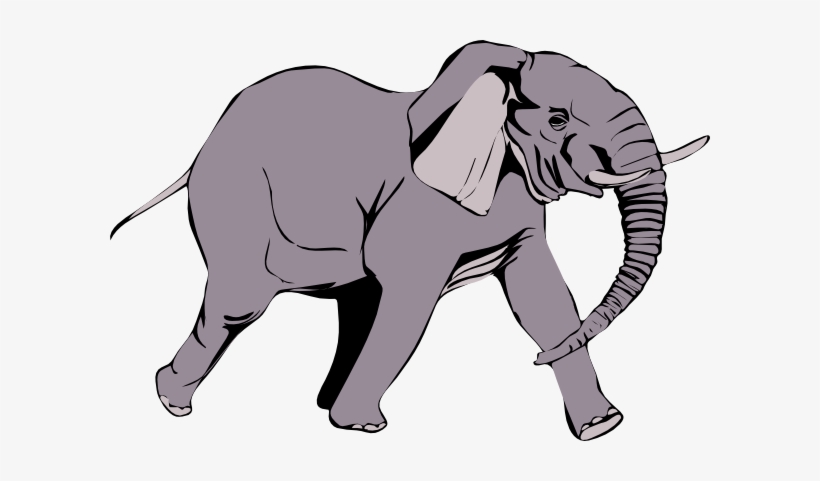 Free Vector Elephant Clip Art - Elephant And Frog Story, transparent png #157016