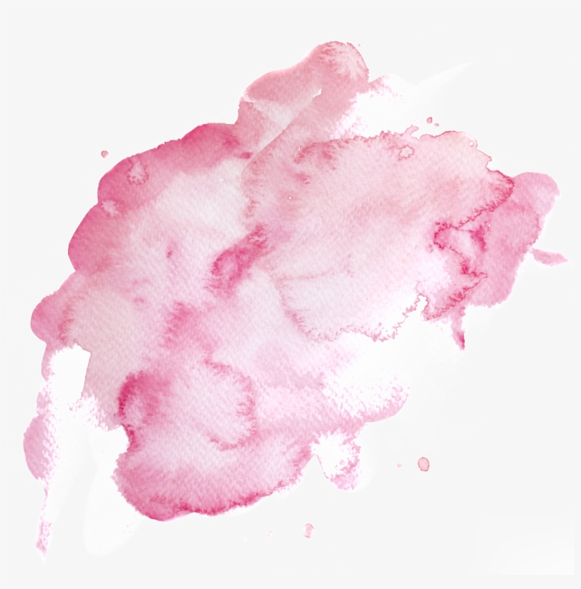 Aesthetical And Elegant Watercolor Ink - Pink Water Paint Png, transparent png #157290