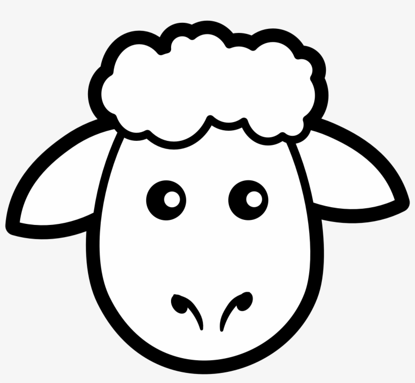Lamb Face Clip Art - Draw A Sheep Face, transparent png #157363