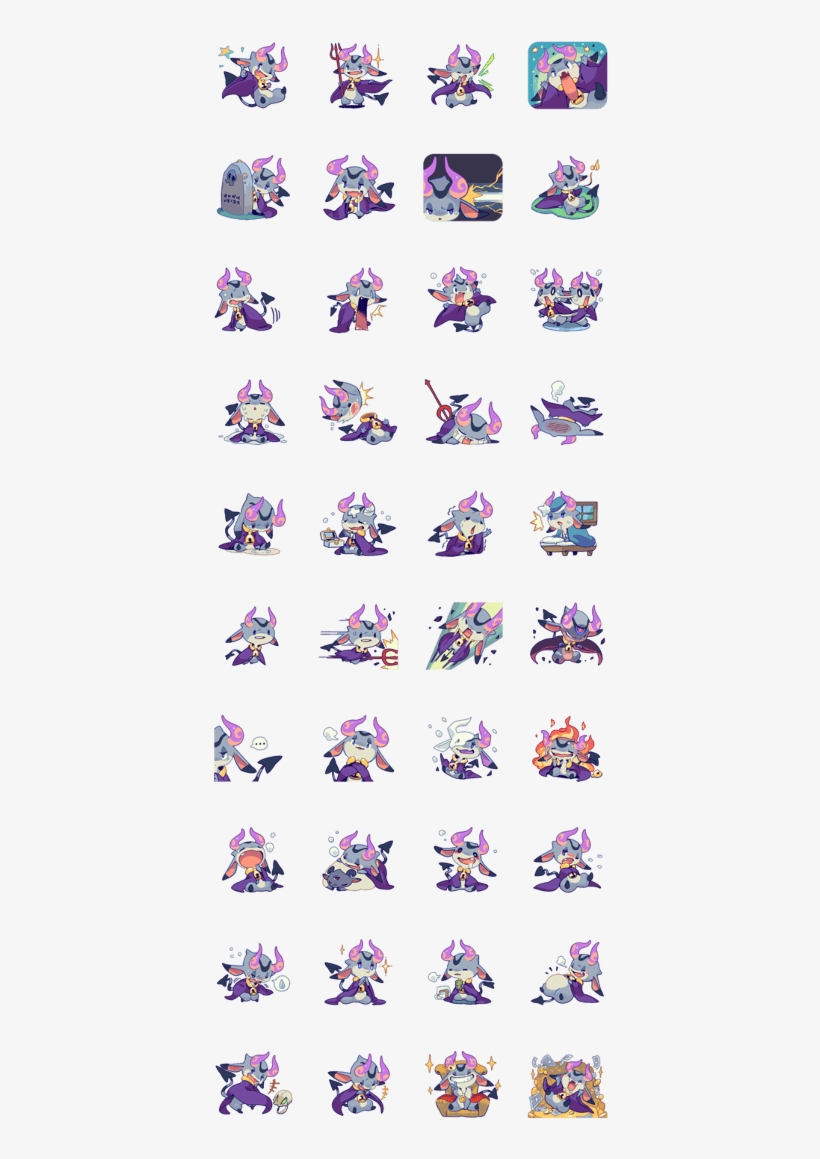 Sell Line Stickers Tiny Devil Horn Stickers, transparent png #157619