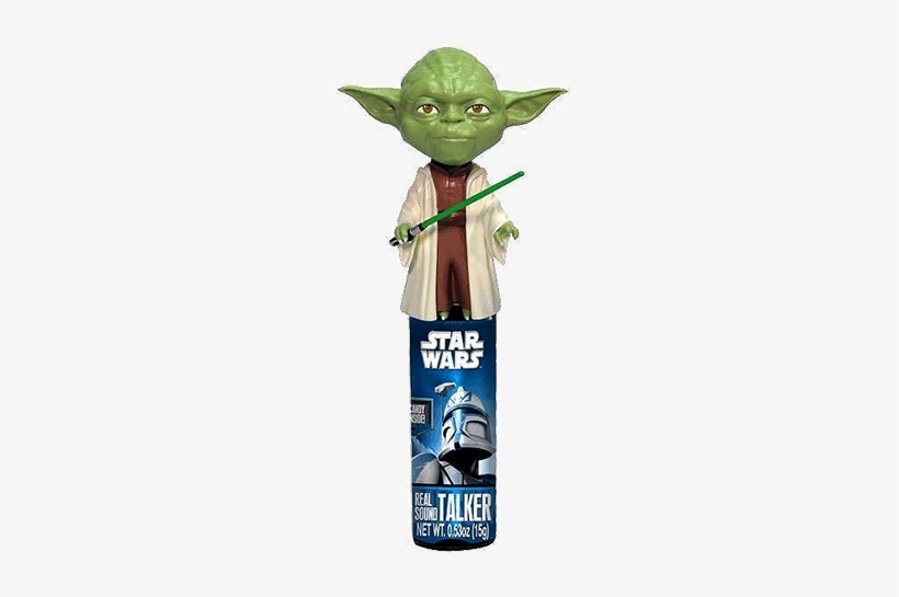 Star Wars Classic Real Sound Talkers Candy Toy For - Yoda, transparent png #158295