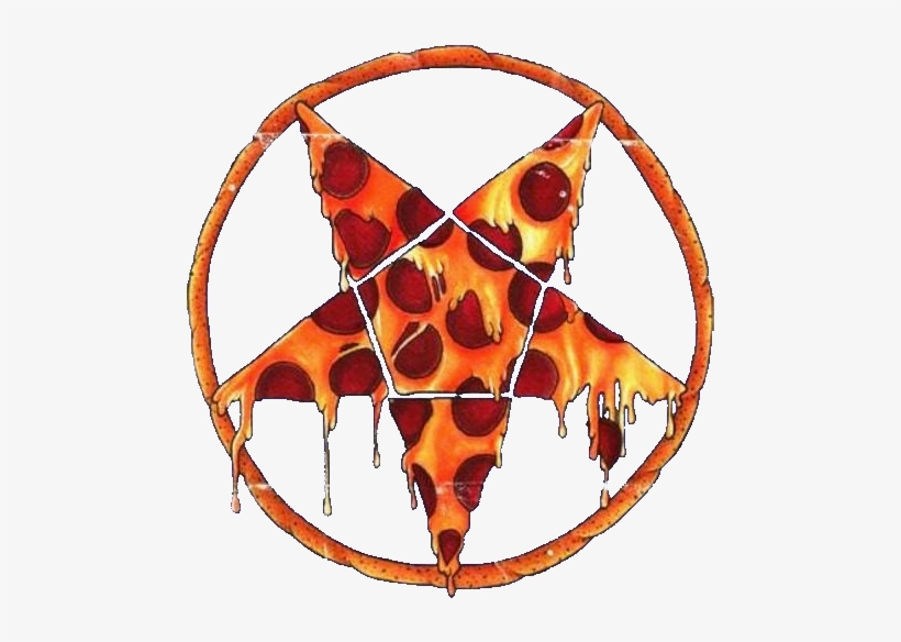 Transparent Pizza Pentagram - Mark Of The Pizzagram, transparent png #158664