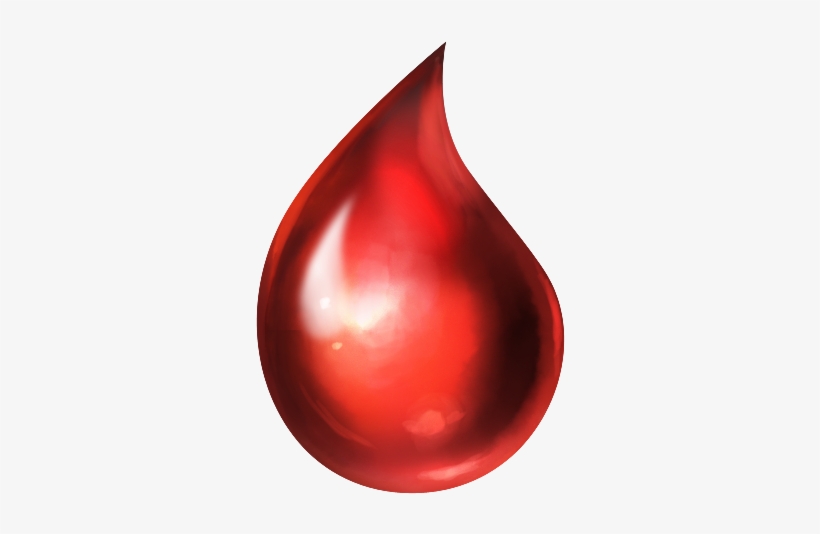 Blood Drop - Drop Of Blood Png, transparent png #158898