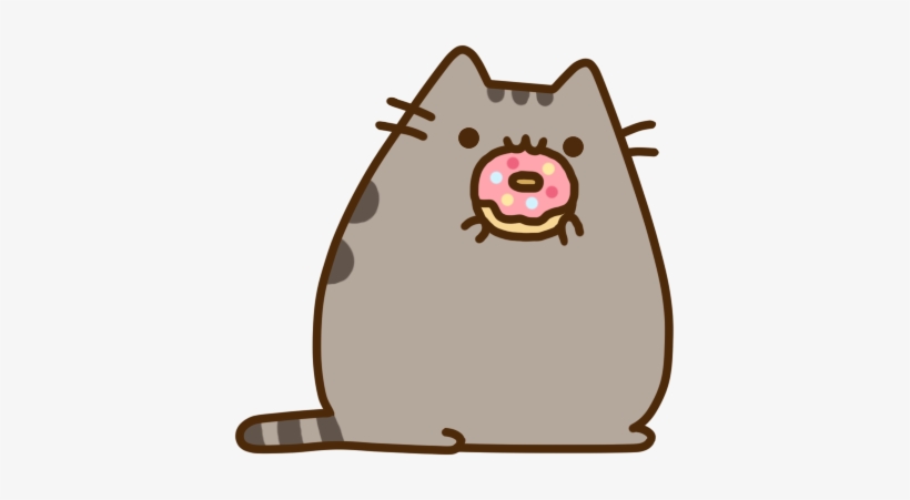 pusheen sprinkle donut