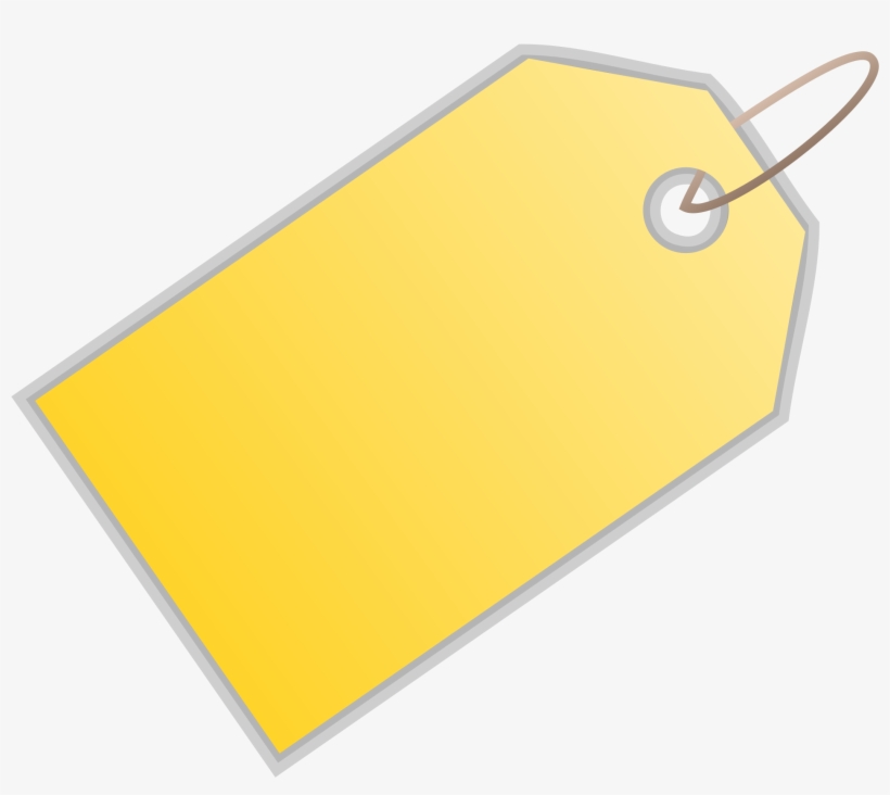 Yellow Blank Price - Yellow Price Tag Png, transparent png #158998