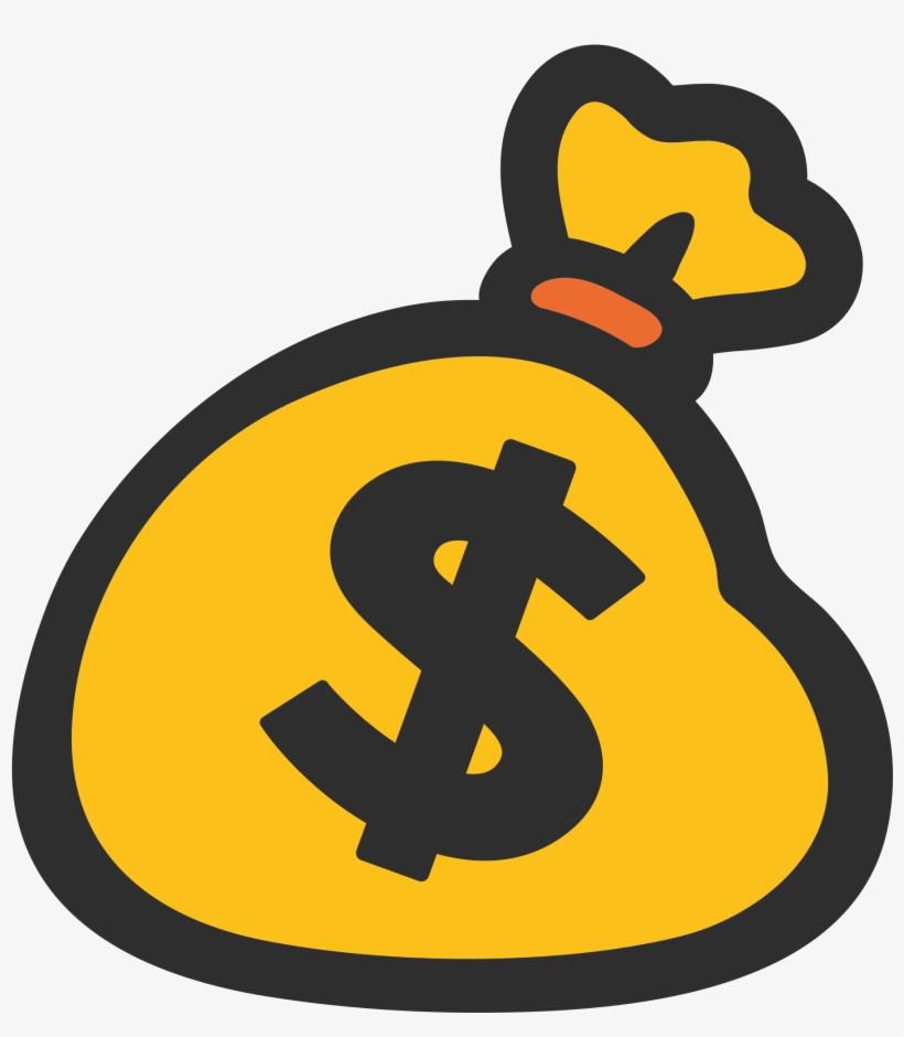 Download - Money Bag Emoji Android, transparent png #159096
