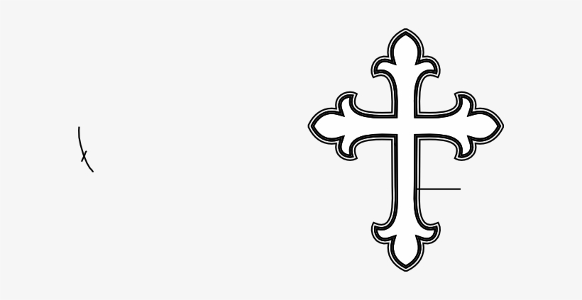 Cross Black And White Crucifix Black And White Clipart - Cross Vector Free, transparent png #159138