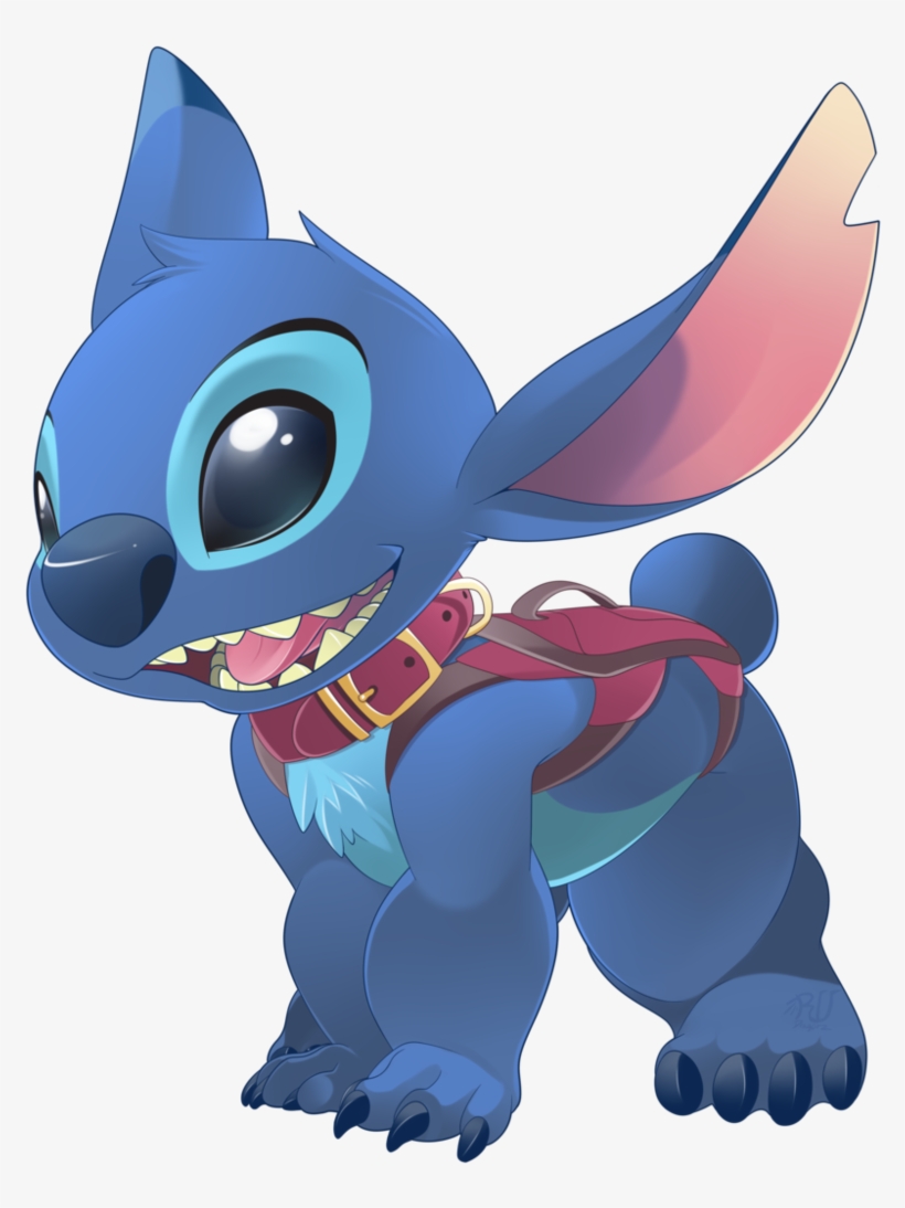 Blue Drawing Stitch - Stitch Dog, transparent png #159242