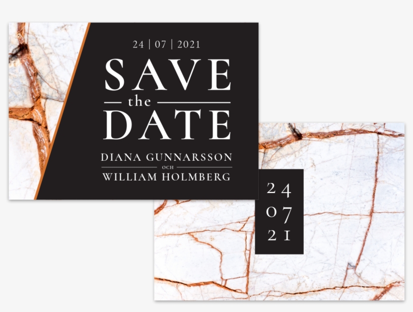Glowing Marble Save The Date - Save The Date Hav, transparent png #159264