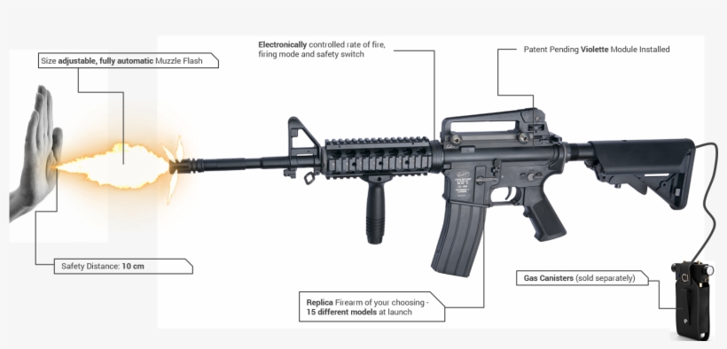 Gun - Armalite M15a4, transparent png #159266