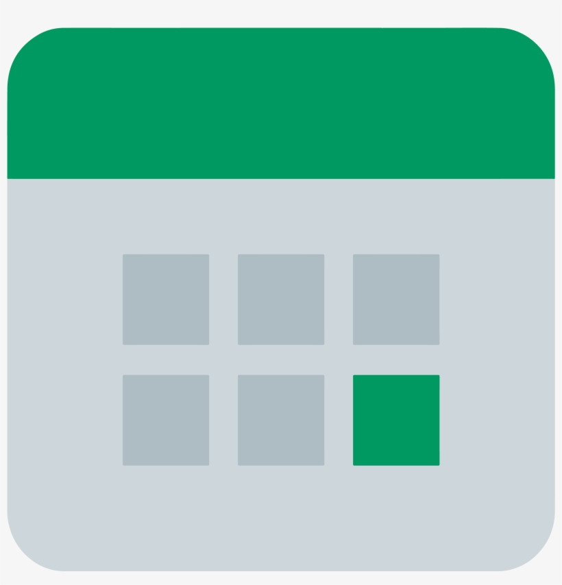 Icons8 Flat Planner Green Calendar - Calendar Png, transparent png #159477