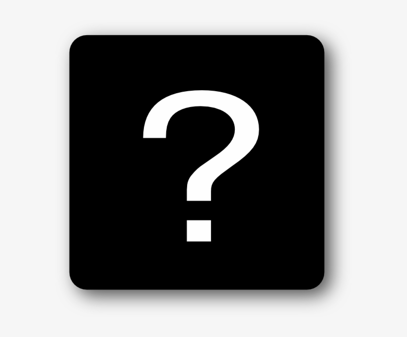 Black Box With Question Mark Png, transparent png #159637
