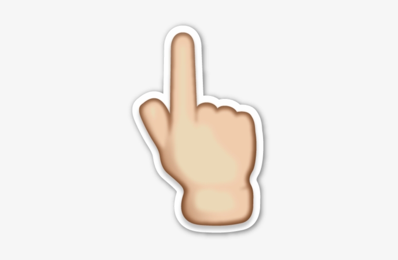 White Up Pointing Backhand Index - Up Finger Emoji Png, transparent png #159793