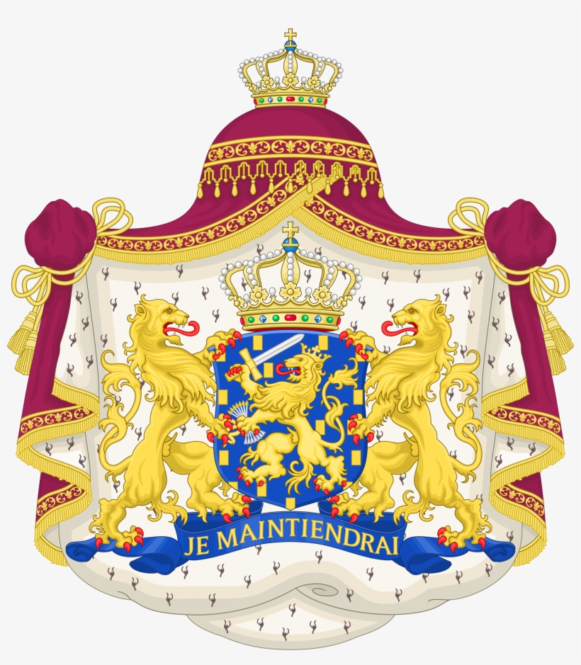 Royal Coat Of Arms Of The Netherlands - Netherlands Coat Of Arms, transparent png #159880