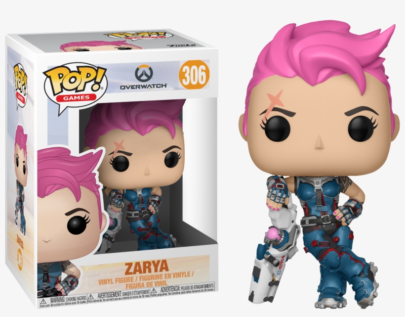Zarya Pop Vinyl Figure - Funko Pop Overwatch Zarya, transparent png #1500003