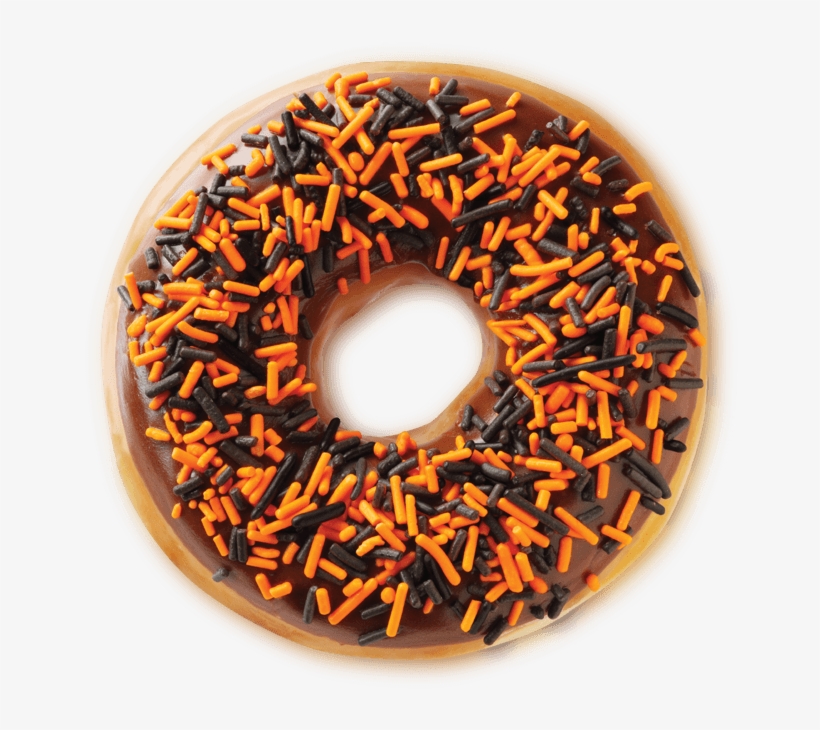 Krispy Kreme Halloween 2016 Sprinkle Doughnut - Krispy Kreme, transparent png #1500077
