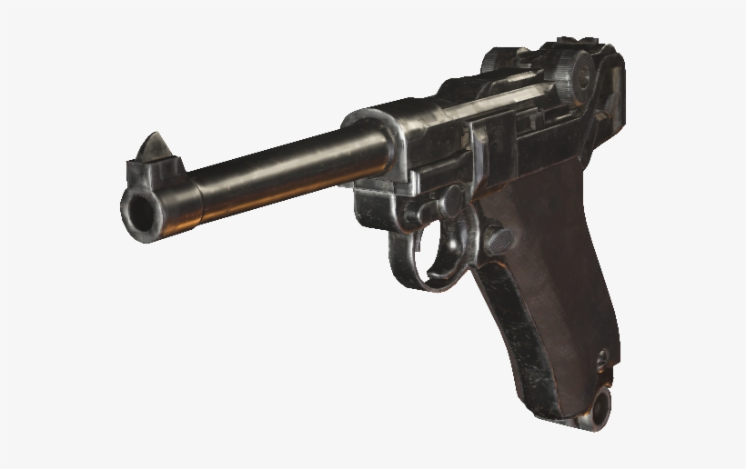 Picture Black And White Library Luger Call Of Duty - Call Of Duty Ww2 Luger P08, transparent png #1500078