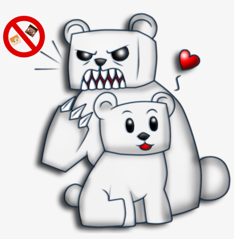 Graphic Transparent Minecraft Mobs Upcoming By Elcruellfable - Polar Bear Minecraft Human, transparent png #1500173