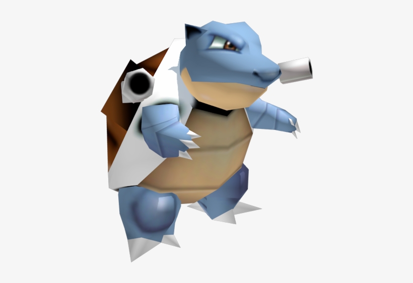 Download Zip Archive - Pokemon Stadium N64 Blastoise, transparent png #1500595