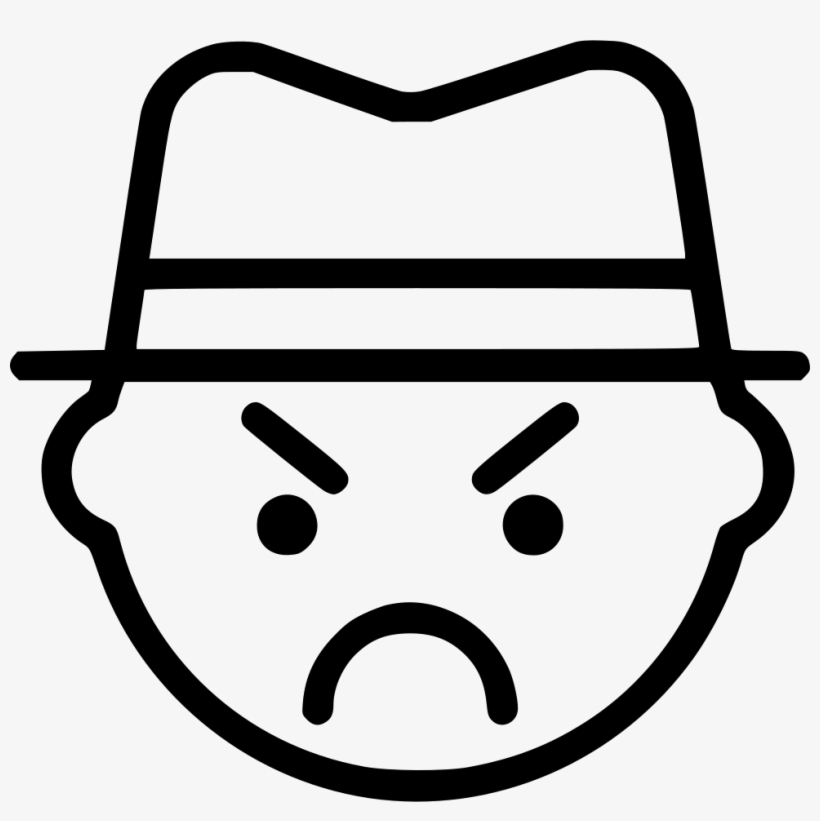 Gangster Comments - Emoji Png Ganster, transparent png #1501571