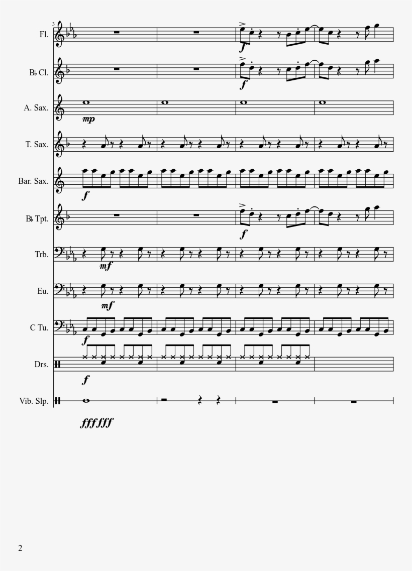 King Dedede's Theme Sheet Music Composed By Yoko Shimomura - Si Tu Vois Ma Mere Piano Sheet, transparent png #1501639