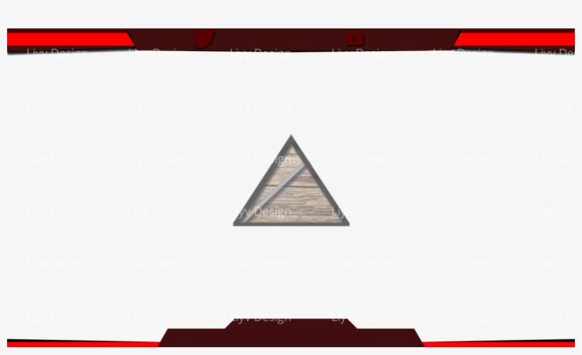 Picture - Free Twitch Overlay Red, transparent png #1501743