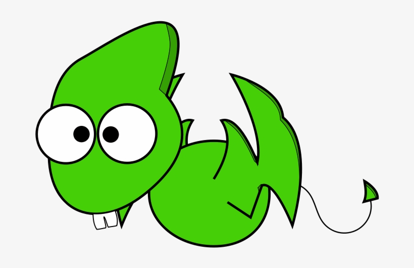 Dragon, Dino, Dinosaur, Fun, Pterodactyl, Cartoon - Cartoon Dragon Transparent Background, transparent png #1501769